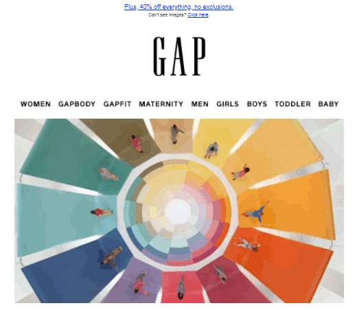 GAP email